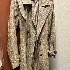 Cassina Beige and Gray Patterned Coat